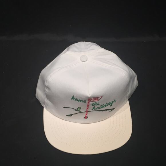 Retro Vintage Trucker NWT Home Fore The Holidays Golf Baseball Cap Hat Golfing - Picture 5 of 8